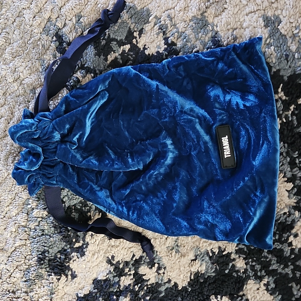 Velvet bathing suit bag only
